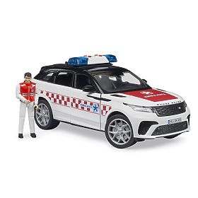 Vehicul medical de salvare Bruder Range Rover Velar cu șofer