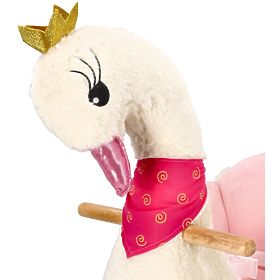 Cal de leagăn regina lebădă cu roți, AdamToys