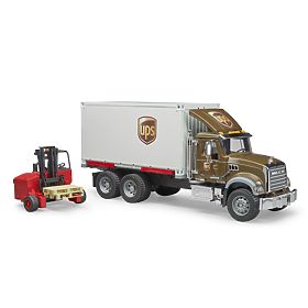 Camion Bruder Mack UPS cu stivuitor