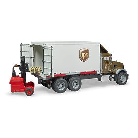 Camion Bruder Mack UPS cu stivuitor