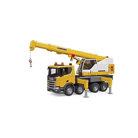 Camion Bruder Scania cu macara Liebherr, Bruder