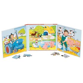 Carte puzzle magnetică Fermă