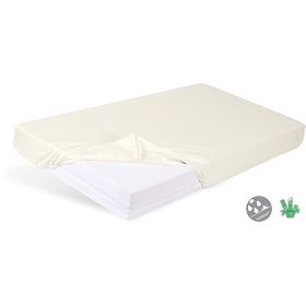 Cearșaf impermeabil din bambus, dimensiune 140x70 - bej