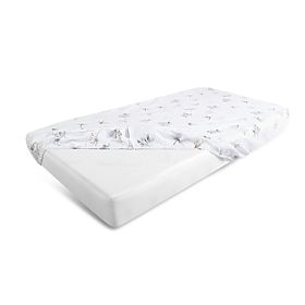 Cearșaf din bumbac cu elastic - Libelule (120x60 cm)