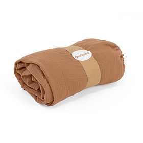 Cearșaf din muselină Ourbaby 140x70 cm - toffee, Ourbaby®