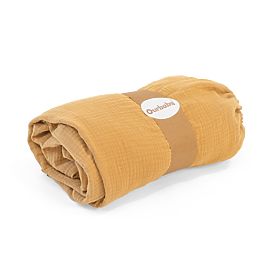 Cearșaf din muselină Ourbaby 200x90 cm - muștar, Ourbaby®