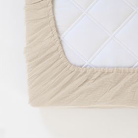 Cearșaf muselină Ourbaby 200x90 cm - ecru