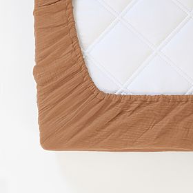 Cearșaf muselină Ourbaby 200x90 cm - toffi, Ourbaby®