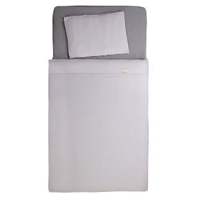 Cearșafuri de muselină 135x100 + 40x60 gri deschis