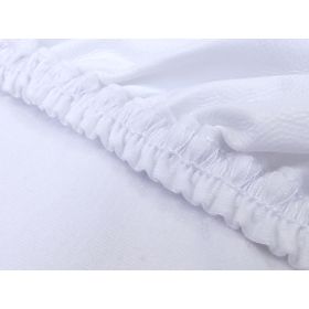 Cearșeaf impermeabil din bumbac – alb