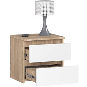 COMODĂ CL2 2SZ CLP PK STEJAR SONOMA / ALB