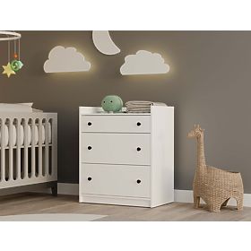 Comodă HOUSTON ALBĂ