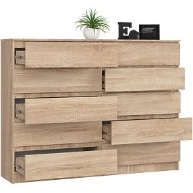 COMODĂ K160 10SZ CLP PK STEJAR SONOMA