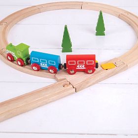 Comutator Bigjigs Rail 2 buc, Bigjigs Rail