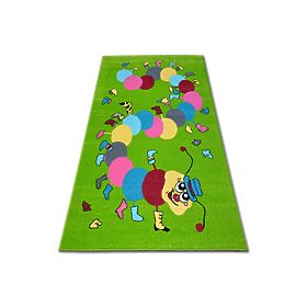 copilăresc covor FUNKY TOP omidă verde