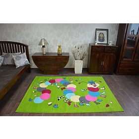 copilăresc covor FUNKY TOP omidă verde