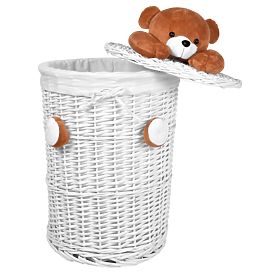 Coș din răchită Ursuleț 75L