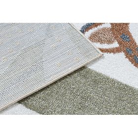 Covor BONO 8426 Jungle, animale sălbatice crem / auriu închis