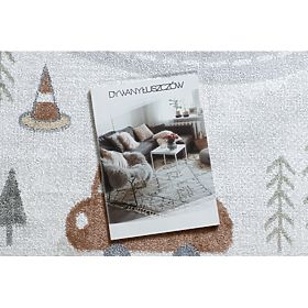 Covor BONO 8436 Mașini, străzi crem / gri deschis, F.H.Kabis