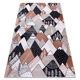 Covor FUN Tops pentru copii, munți, crem