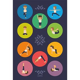Covor pentru copii - Yoga jucăușă