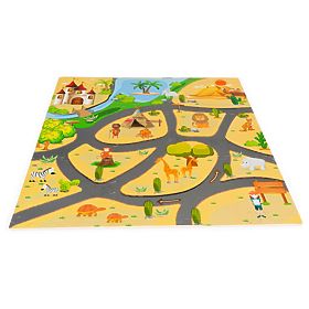 Covoraș de joacă pentru copii Safari, EcoToys