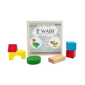 Cuburi din lemn-magnetice WABI, 20 de elemente
