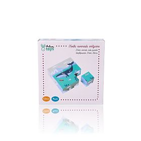 Cuburi puzzle cubice Animale Arctice