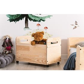 Cutie din lemn pentru jucării BOX, ADEKO