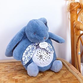 Cutie muzicală cu proiecție Iepuraș albastru Doudou