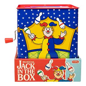 Cutie muzicală Schylling cu Jack-in-the-box