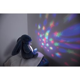 Cutiuță muzicală cu proiecție Iepuraș maro Doudou