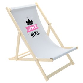 Scaun de plaja pentru copii Super Beach - gri, CHILL