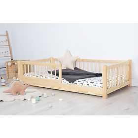 Pat de copii jos Montessori Ourbaby - natural, Ourbaby®