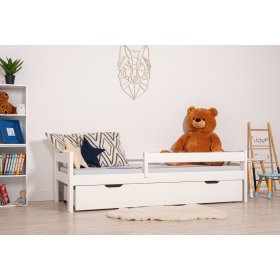 Pat pentru copii Paul cu barieră - alb