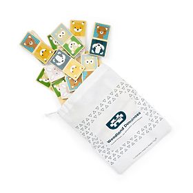 Domino din lemn Bigjigs Toys - animale de pădure
