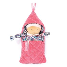 Doudou Jolijou Bebeluș în păturică de îmbrăcat 20 cm, Doudou Jolijou Paris