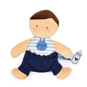 Doudou Jolijou Păpușă 18 cm albastră, Doudou Jolijou Paris