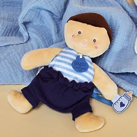 Doudou Jolijou Păpușă 18 cm albastră, Doudou Jolijou Paris