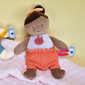 Doudou Jolijou Păpușă 18 cm portocalie, Doudou Jolijou Paris
