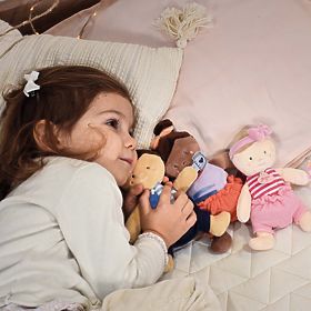Doudou Jolijou Păpușă 18 cm portocalie