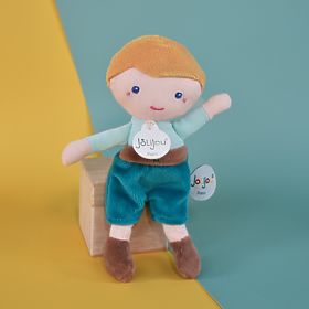 Doudou Jolijou Păpușa Jules 16 cm verde, Doudou Jolijou Paris