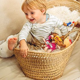 Doudou Jolijou Păpușa Léna 16 cm galbenă