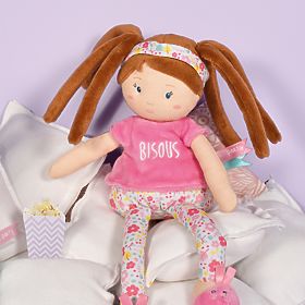 Doudou Jolijou Păpușa LES PIPELLETTES 25 cm 1 buc