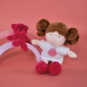 Doudou Jolijou Păpușa Miss Blanche 21 cm