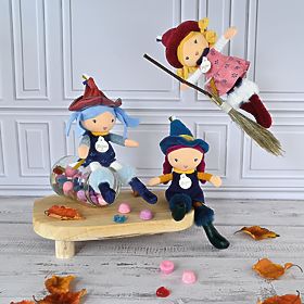 Doudou Jolijou Păpuși din pânză Vrăjitoare 24 cm