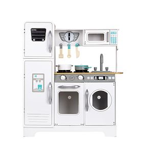 Bucătărie din lemn cu accesorii pentru copii ECOTOYS, EcoToys