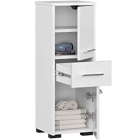 DULAP BAIE FIN COLOANĂ 30 2U 1S 85cm PK ALB LUCIOAS
