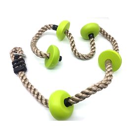 2Kids Toys Coarda de catarare pentru copii cu discuri verzi, 2Kids Toys