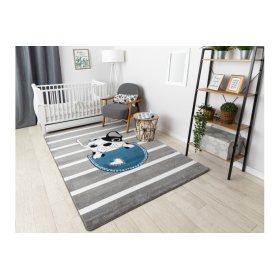Covor pentru copii PETIT - Bulldog - gri-alb, F.H.Kabis